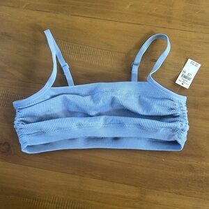 NWT Offline by Aerie Light Blue Ribbed Bralette